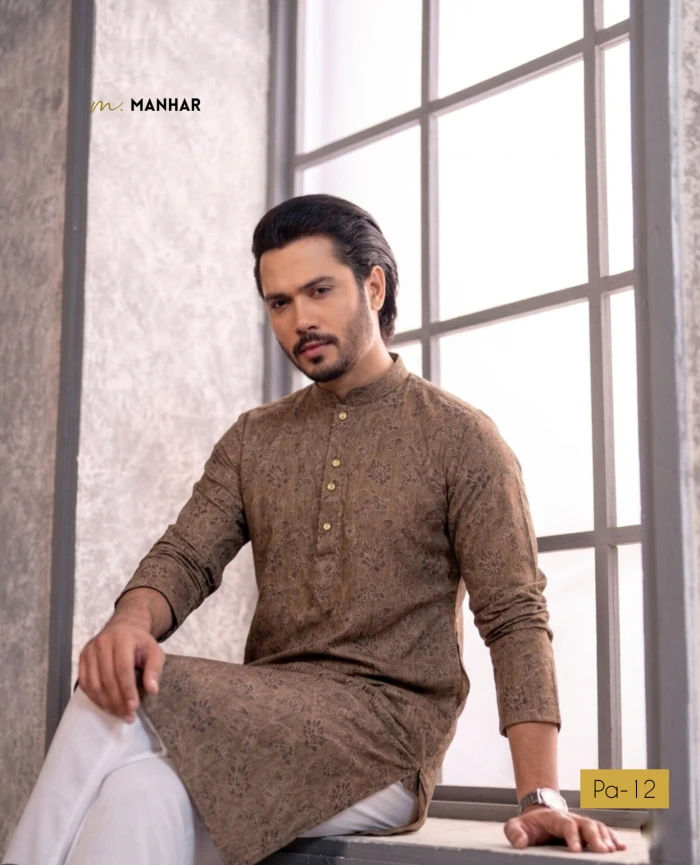 Pakistani Cotton Fabric Panjabi Pa-12